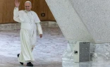 El Papa llega al Aula Pablo VI para la Audiencia General