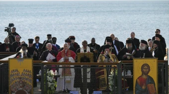 El Papa celebró junto al Patriarca de Constantinopla, Bartolomé I, el 1700 aniversario del Concilio de Nicea