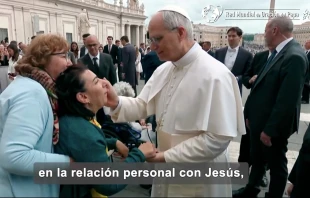 Imagen del vídeo de la Red Mundial de Oración por el Papa Crédito: captura de pantalla Red Mundial de Oración por el Papa