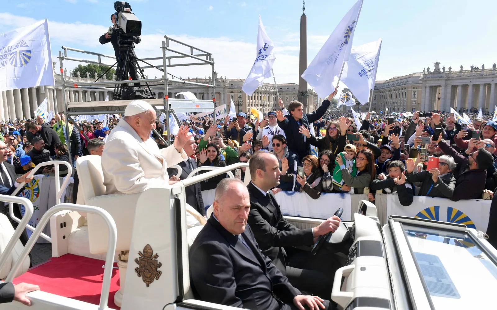 El Papa Francisco durante el evento con los miembros de Acción Católica?w=200&h=150