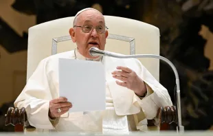 El Papa Francisco en la Audiencia General de este 10 de enero Crédito: Vatican Media