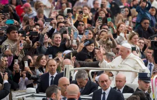El Papa Francisco en la Audiencia General de este 15 de noviembre Crédito: Elisabeth Alva/ACI Prensa
