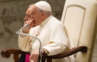 El Papa Francisco en la Audiencia General de este 27 de diciembre Crédito: Elisabeth Alva/ ACI Prensa