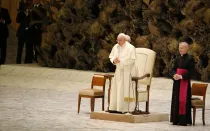 El Papa Francisco en la Audiencia General de este miércoles