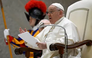 El Papa Francisco en la Audiencia General Crédito: Vatican Media
