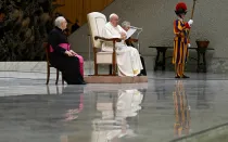El Papa Francisco durante la Audiencia General