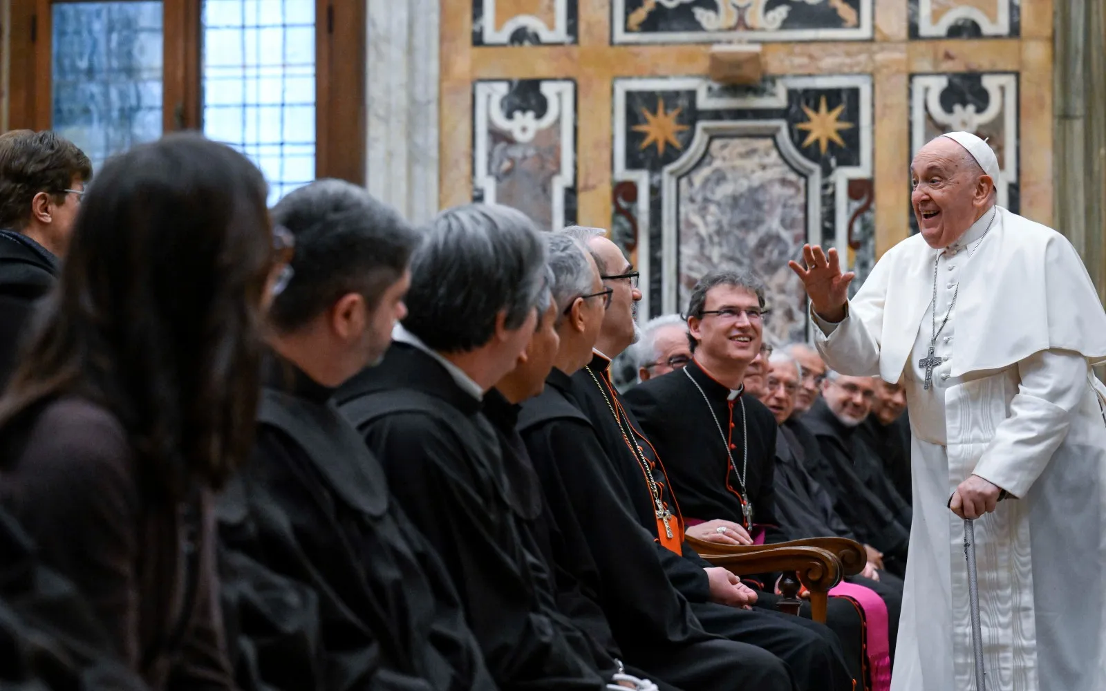 El Papa Francisco recibe a un grupo de franciscanos en el Vaticano?w=200&h=150