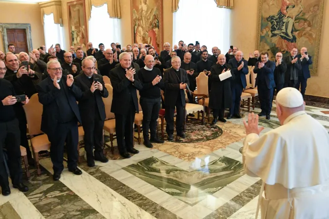 Audiencia del Papa Francisco con miembros del Instituto Secular de Sacerdotes Misioneros de la Realeza de Cristo,