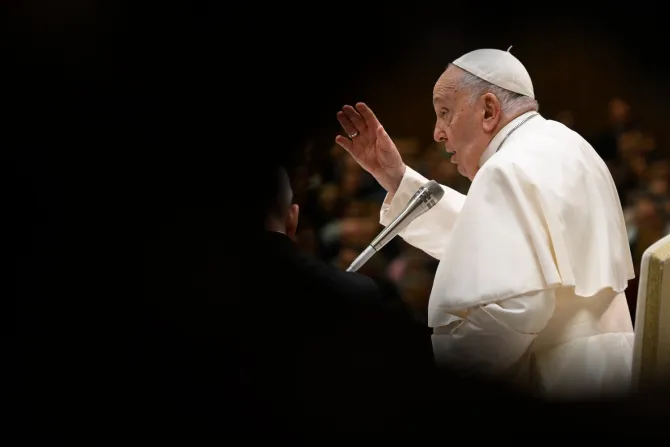 Imagen referencial del Papa Francisco en una Audiencia General