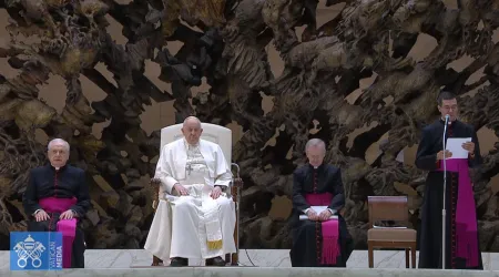 El Papa Francisco cede de nuevo la lectura de su catequesis: “Estoy un poco resfriado”
