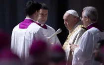 El Papa Francisco durante el acto de convocatoria del Jubileo 2025