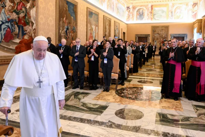 El Papa Francisco recibe a capellanes y responsables de pastoral universitaria en el Vaticano