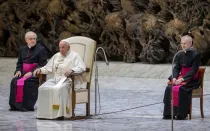 El Papa Francisco durante el encuentro con CHARIS