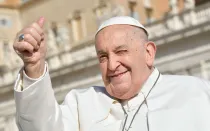 Imagen referencial del Papa Francisco en una Audiencia General