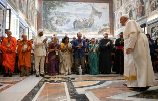 Imagen de la audiencia en el Vaticano de este 3 de junio con miembros del movimiento de focolares Crédito: Vatican Media