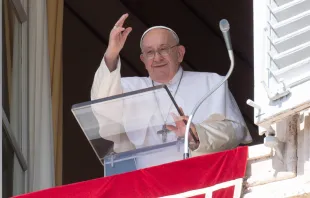 El Papa Francisco en el Ángelus de este domingo Crédito:Vatican Media