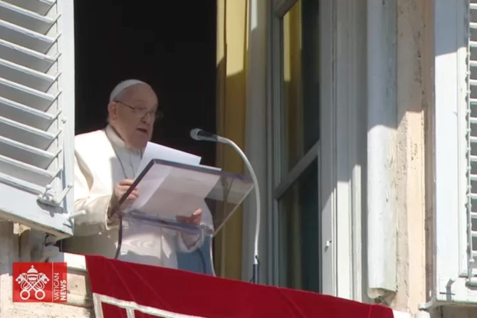 El Papa Francisco en el rezo del Ángelus