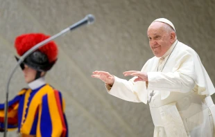 Imagen referencial del Papa Francisco durante una Audiencia General Crédito: Vatican Media