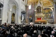 Papa Francisco en encuentro privado con el clero de Roma