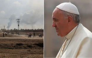 El Papa Francisco acompaña a la comunidad de Gaza Crédito: Shutterstock - Daniel Ibáñez/Aciprensa