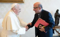 Mons. Chomali con el Papa Francisco