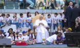 Primera Jornada Mundial de los Niños con el Papa Francisco en el Estadio Olímpico de Roma.
