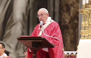 El Papa Francisco presidirá la Misa de Pentecostés 2024 en el Vaticano Crédito: Daniel Ibáñez / ACI Prensa