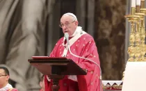 El Papa Francisco presidirá la Misa de Pentecostés 2024 en el Vaticano