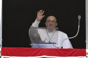 Papa Francisco durante el Regina Caeli