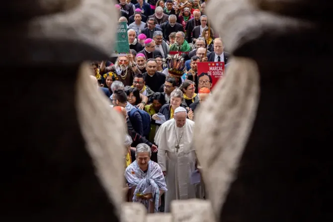 Papa Francisco al inicio del Sínodo de la Amazonía
