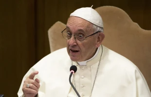 Papa Francisco Crédito: Daniel Ibáñez / ACI Prensa