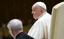El Papa Francisco durante la Audiencia General del miércoles 5 de febrero en el Aula Pablo VI, en el Vaticano.