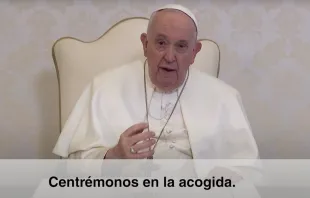El Papa Francisco en video de intención de oración para septiembre de 2023. Crédito: Captura de video / Vatican Media.