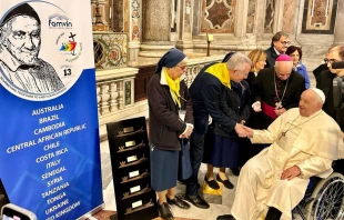 Encuentro del Papa Francisco con miembros de la Familia Vicentina. Crédito: Vatican Media.