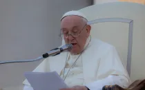 El Papa Francisco en la vigilia ecuménica de oración Together hoy en el Vaticano