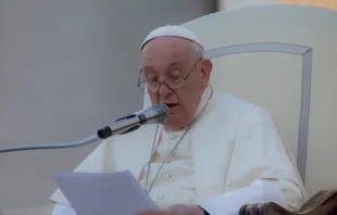El Papa Francisco en la vigilia ecuménica de oración Together hoy en el Vaticano Crédito: Daniel Ibáñez / ACI Prensa