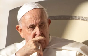 El Papa Francisco. Crédito: Daniel Ibáñez / ACI Prensa