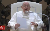 El Papa Francisco, durante la audiencia general del 3 de enero de 2024.