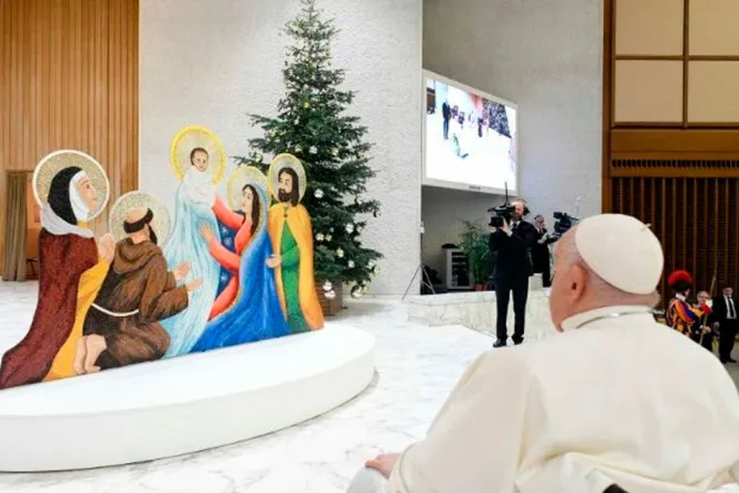 Papa Francisco belén Árbol de Navidad 2023 09122023