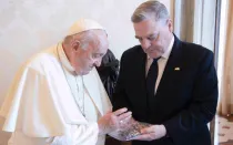Audiencia del Papa Francisco con el general Mark Milley este 21 de agosto en el Vaticano