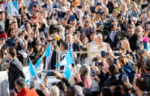 Imagen referencial del Papa Francisco Crédito: Daniel Ibáñez/ACI Prensa