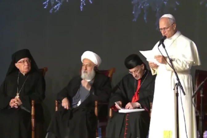 Papa León XIV en Beirut