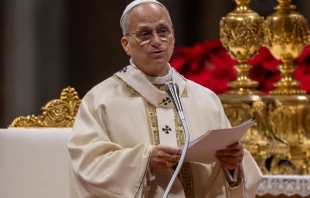 El Papa León XIV durante la solemne celebración de la Epifanía del Señor, el 6 de enero de 2026. Crédito: Daniel Ibáñez/EWTN.