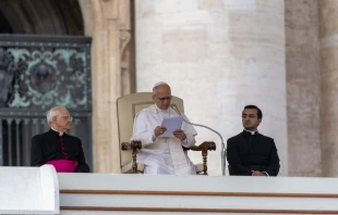 El Papa León XIV Crédito: Daniel Ibáñez/EWTN News.