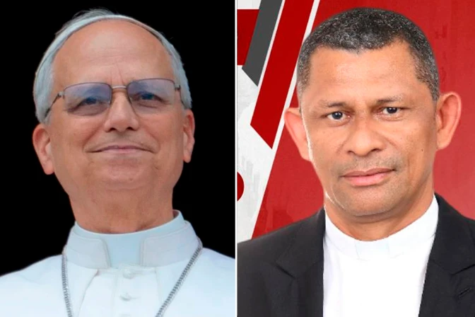 El Papa León XIV y el P. Jesús Torres Ariza.