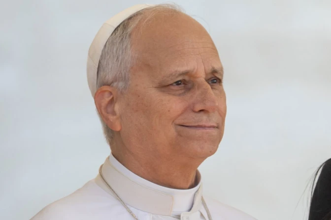 El Papa León XIV en el Vaticano.