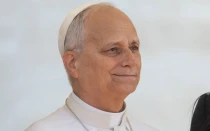 El Papa León XIV en el Vaticano.