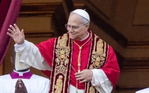 El Papa León XIV en el Vaticano.