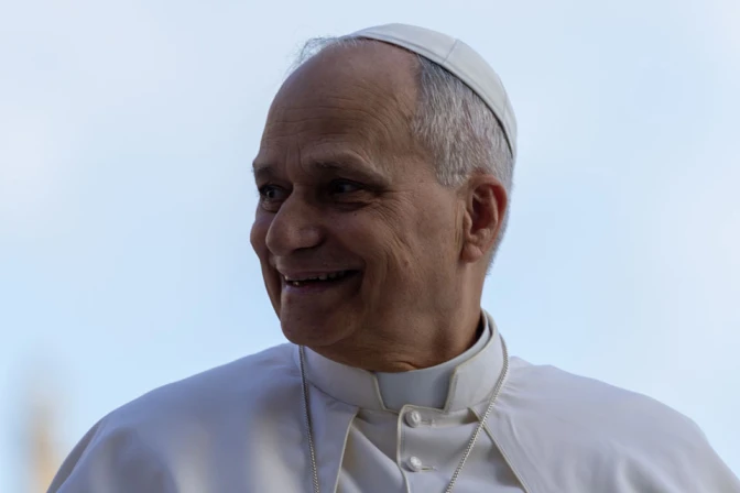 El Papa León XIV en el Vaticano