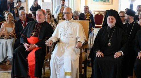 El Papa León XIV recibió en el Vaticano a una peregrinación católica ortodoxa procedente de EE.UU.